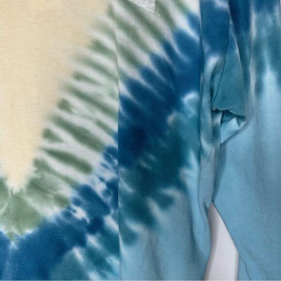 DAYDREAMER Yale Beach View Cropped Tie Dye Pullover NWT in XS - Picture 4 of 8